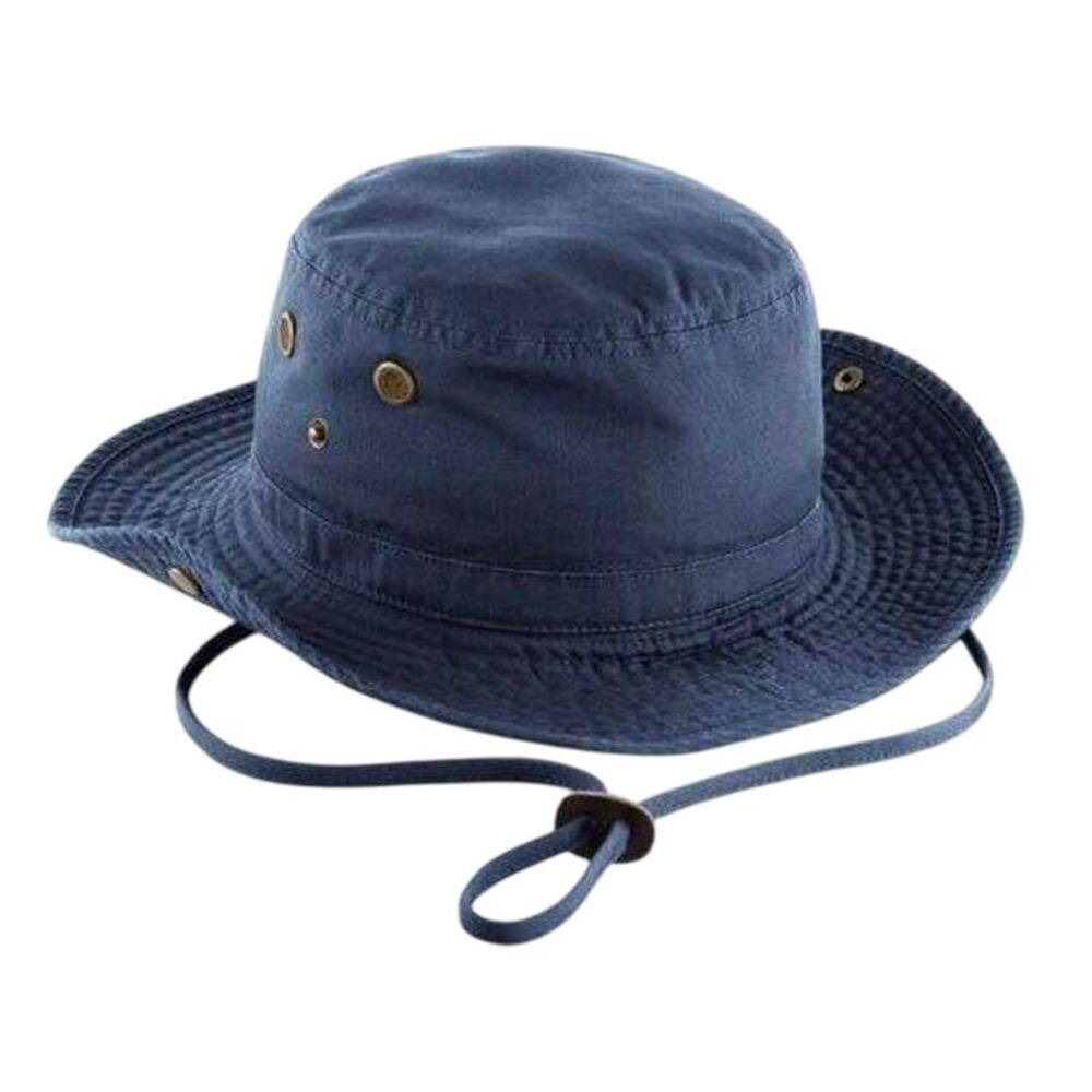Beechfield Unisex Adult Outback Canvas Sun Hat / Navy